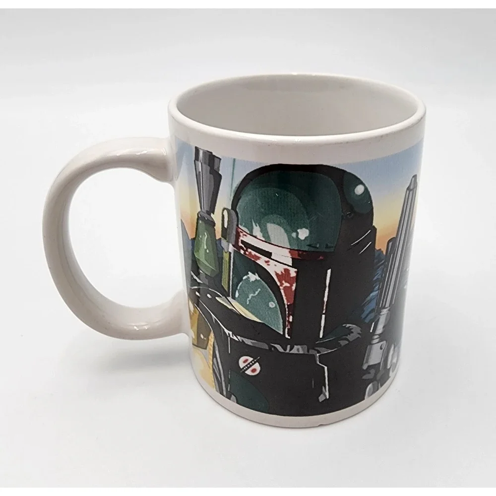 Star‎ Wars Vintage Boba Fett/Creedo and Hans Solo Mugs Set of 2- 2014 Galerie